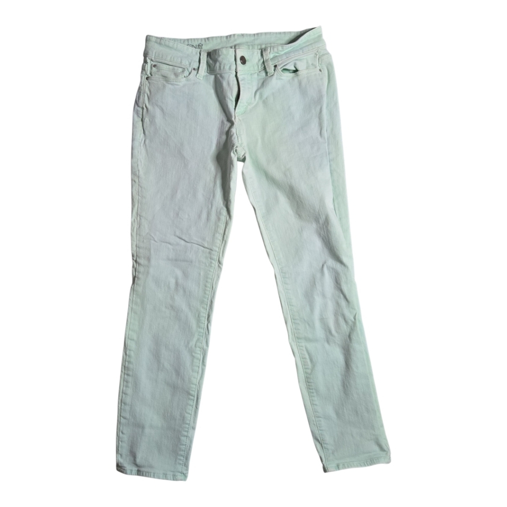 Ann Taylor Modern Fit Mint Green Skinny Jeans